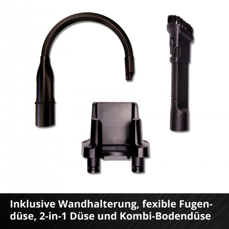 Einhell Einhell Akku-Hand-und Stielstaubsauger TE-SV 18 Li, 120 W, beutellos, ohne Akku und Ladegerat  Беспроводной ручной пылесос Einhell TE-SV 18 Li, 120 Вт, без мешка, без аккумулятора и зарядного устройства