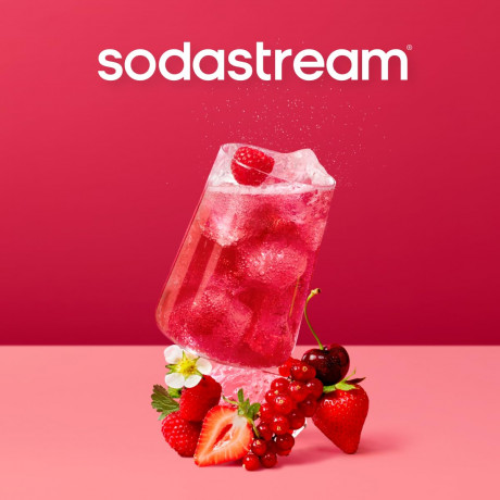 Sodastream drink mix Kirsche ohne Zucker, 440ml x 4st, Сироп Cherry Zero для газированной воды, без сахара, концентрат напитка со вкусом вишни, с витаминами и цинком, набор 4 шт х 440 мл
