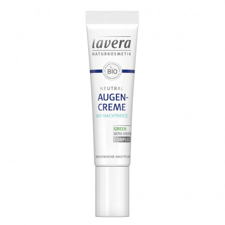 LAVERA Neutral Augencreme, 15 ml, Лавера Крем для кожи вокруг глаз без отдушек для сверхчувствительной кожи, 15 мл
