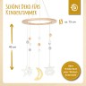 bieco Baby Mobile Holz Einschlafhilfe Baby Deko Zimmer Holzmobile fur Kinderbett O15cm Mobiles Детский мобильный деревянный спальный аппарат для детской комнаты в стиле деко деревянный мобильный телефон для детской кроватки O15cm мобильные телефоны
