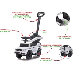 Jamara Rutscher Mercedes-Benz G 350 d weiss 3in1 Райдер Mercedes-Benz G 350 d белый 3в1
