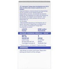Neutrogena Collagen Bank Feuchtigkeitscreme LSF 30, 50 ml, Neutrogena Collagen Bank Дневной увлажняющий крем с пептидной технологией и SPF 30, 50 мл