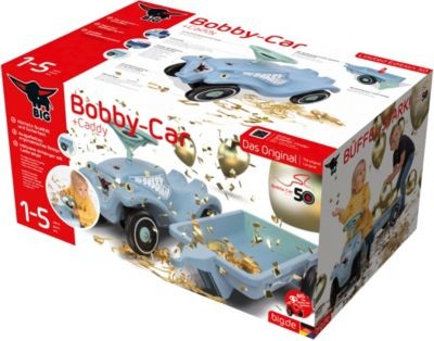 BIG BIG-Bobby-Car-Classic Ltd. Edition 50 Years inkl. Anhanger Caddy БОЛЬШОЙ Бобби Кар Классик ООО Издание 50 Years с тележкой для прицепа