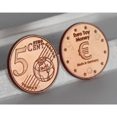 Wissner aktiv lernen 5 Euro-Cent (100 Stuck) 5 евроцентов (100 штук)