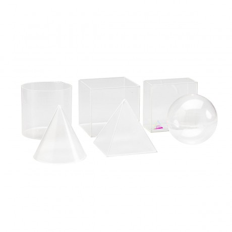 Wissner aktiv lernen Korperformensatz transparent (6 Teile) Набор форм для тела прозрачный (6 деталей)