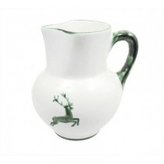 Gmundner Keramik Gmundner Keramik Gruner Hirsch Krug Wiener Form 1 L / h: 8,8 cm Gmundner Ceramics Кувшин с зеленым оленем, венская форма, 1 л / высота: 8,8 см