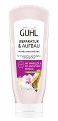 Guhl Reparatur &amp; Aufbau Auffuellende Spuelung, 200 ml, Guhl восстанавливающий бальзам-ополаскиватель с миндальным маслом и растительным кератином, 200 мл