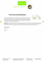 Krauterhaus Sanct Bernhardt Fresh Fruits Scented Body Butter, Санкт Бернхард Баттер для тела Свежие фрукты 200мл