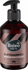 Balea MEN Bart Shampoo, 250 ml, Шампунь для бороды, лица и волос с гиалуроном и экстрактом кедра, 250 мл