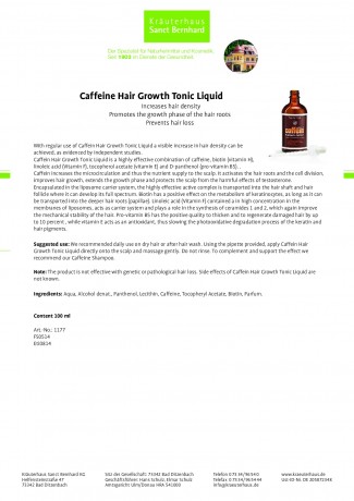 Krauterhaus Sanct Bernhardt Caffeine Care SetSet of 2