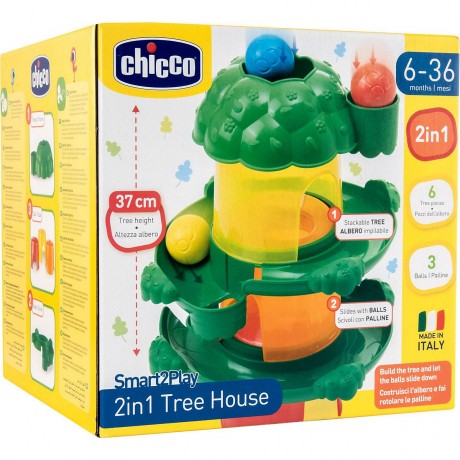 CHICCO 2 in 1 Stapelturm in Form eines Baumes 2 в 1 штабелирующая башня в форме дерева
