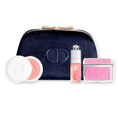 DIOR Das Dior-Set fur naturlichen Glow Lippenol, Blush und Nagelcreme  Набор Dior: масло для губ с естественным сиянием, румяна и крем для ногтей.