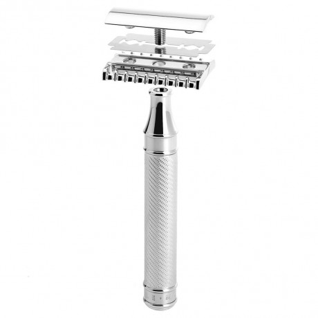 Muhle Klassischer Rasierhobel GRANDE offener Kamm Классическая безопасная бритва GRANDE с открытым гребнем