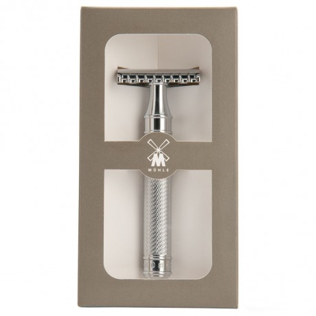 Muhle Klassischer Rasierhobel GRANDE offener Kamm Классическая безопасная бритва GRANDE с открытым гребнем