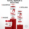 L'Oreal Paris Elvital Total Repair 5 Reparierendes Shampoo, 300 ml, Восстанавливающий шампунь для повреждённых волос, укрепление структуры, мягкость и блеск, 300 мл
