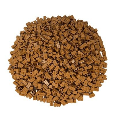 LEGO LEGO 1x2 Mauersteine - 50x Stuck - 98283 - Nougat, 50x Кубики LEGO 1x2 — штукатурка 50 шт. — 98283 — Нуга, 50 шт.