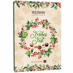 Heilemann Confiserie Adventskalender 2026 Nougat-Pralinen, Адвент-календарь 2026 Heilemann с безалкогольными конфетами из нуги, 24 окошка, 290 г