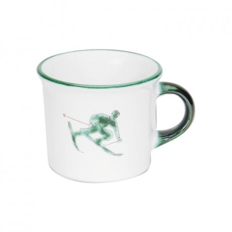 Gmundner Keramik Gmundner Keramik Toni Grun Kaffee Haferl glatt 0,24 L Гладкая кофейная кружка Gmundner Toni Green 0,24 л