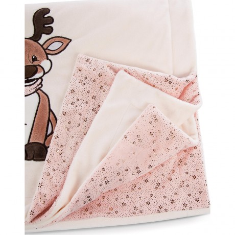 NICI Pluschdecke Rentier Jonte GREEN Плюшевый олень Jonte GREEN