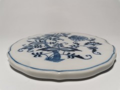 Blue Danube Lipper&Mann, Голубой Дунай Винтажная фарфоровая Подставка под горячее, 15см, Япония