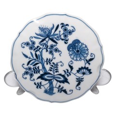Blue Danube Lipper&Mann, Голубой Дунай Винтажная фарфоровая Подставка под горячее, 15см, Япония
