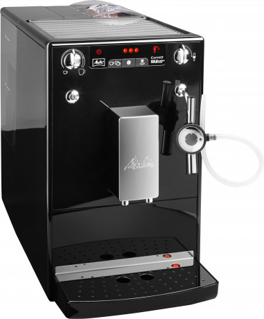 Melitta Melitta Kaffeevollautomat Solo Perfect Milk E 957-101, schwarz, Cafe cremeEspresso per One Touch, Milchschheisse Milch per Drehregler Полностью автоматическая кофемашина Melitta Solo Perfect Milk E 957-101, черный, Cafe cremeЭспрессо в одно каса