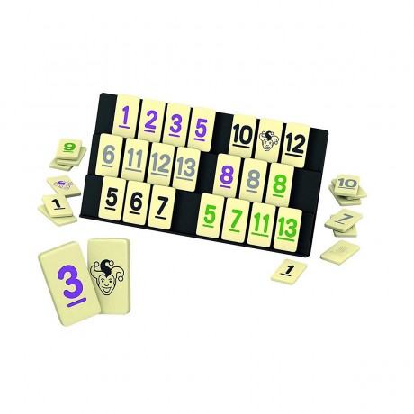 Schmidt Spiele Spielzeug\/Spiele\/Legespiele  Rummy Classic inkl. Erweiterung fur 5. und 6. Spieler blau Игрушки/игры/игры-укладки Rummy Classic