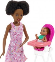 Mattel Barbie Skipper Babysitter Puppe Geburtstags-Spielset mit Baby-Puppe Барби Скиппер Кукла-няня День Рождения с куклой