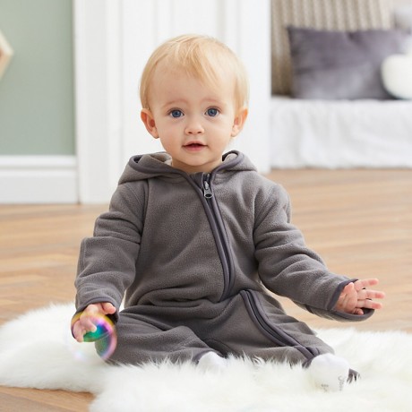 bornino Fleece-Overall mit Kapuze Флисовый комбинезон с капюшоном