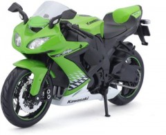 Maisto Modellmotorrad Kawasaki Ninja ZX-10R (schwarz-grun Модель мотоцикла Kawasaki Ninja ZX-10R (черно-зеленый