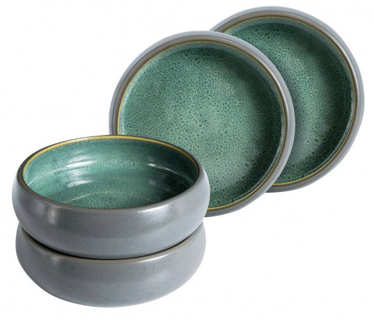 Moritz & Moritz Moritz & Moritz Dessertschale 4-tlg. REACTIV grau Десертная тарелка Moritz & Moritz 4 шт. РЕАКТИВНЫЙ