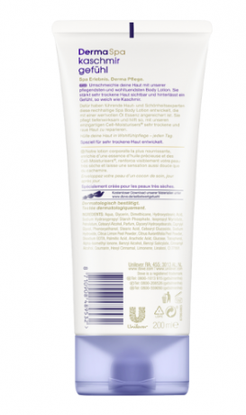 Dove DermaSpa Wohlfühl Body Lotion Kaschmirgefühl Лосьон для тела  