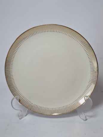 Johann Seltmann Vohenstrauß Bavaria Чайное трио белый фарфор с позолоченным узором, Германия, 1960-70гг.