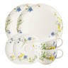 Rosenthal Rosenthal Brillance Fleurs des Alpes Kaffeeset fur 2 Personen 6-tlg. Кофейный сервиз Rosenthal Brillance Fleurs des Alpes на 2 персоны 6 предм.