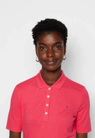 Tommy Hilfiger REG SS Polo shirt pink splendor REG SS Рубашка поло розовое великолепие