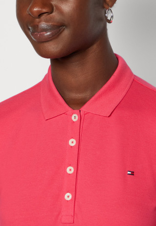 Tommy Hilfiger REG SS Polo shirt pink splendor REG SS Рубашка поло розовое великолепие
