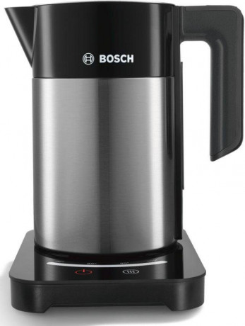 BOSCH BOSCH Wasserkocher TWK7203 Edelstahl/schwarz 1,7 Liter  Чайник BOSCH TWK7203 нержавеющая сталь/черный 1,7 литра