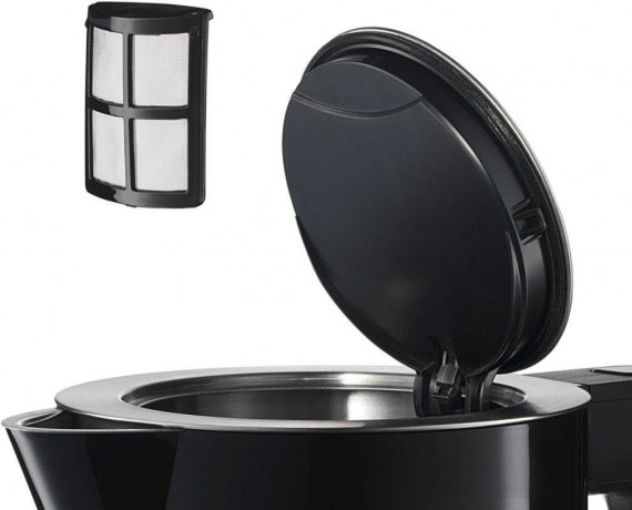 BOSCH BOSCH Wasserkocher TWK7203 Edelstahl/schwarz 1,7 Liter  Чайник BOSCH TWK7203 нержавеющая сталь/черный 1,7 литра