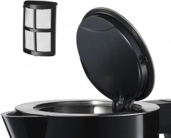 BOSCH BOSCH Wasserkocher TWK7203 Edelstahl/schwarz 1,7 Liter  Чайник BOSCH TWK7203 нержавеющая сталь/черный 1,7 литра