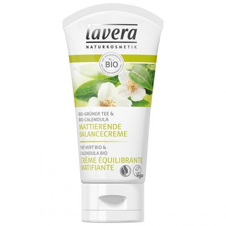lavera Gruner Tee Calendula Balancecreme Зеленый чай с календулой Балансирующий крем