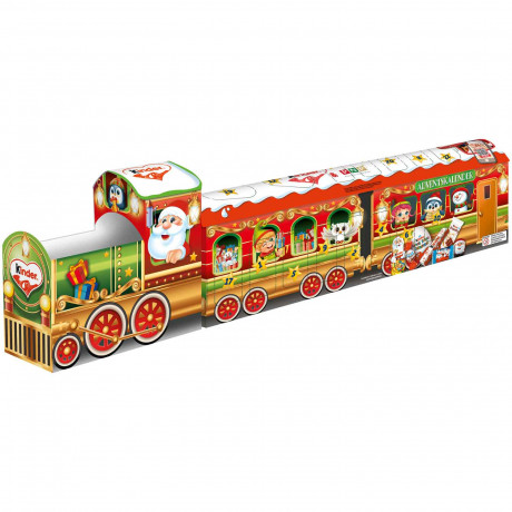 Kinder Mix Adventskalender 3D-Zug 226g х 2stk, Киндер Адвент-календарь 2024 "Рождественский экспресс", 24 сладких сюрприза, 226 грамм х 2 упаковки