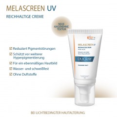 Ducray MELASCREEN Photoaging UV Cr.reichha.SPF 50+  MELASCREEN Photoaging UV Cr.rich.SPF 50+