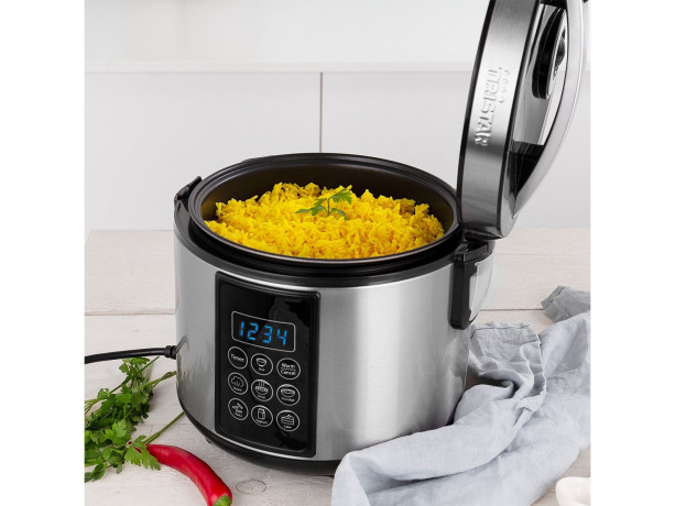 Tristar Tristar Reiskocher, 500 W, digitaler Multi-Kocher Kochautomat  Gemuse-Dampfgarer fur Sushi Reis  Рисоварка Tristar, 500 Вт, цифровая мультиварка, автоматическая пароварка для риса для суши