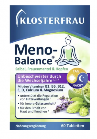 Klosterfrau Meno-Balance 60st х 2stk, Комплекс для женщин при менопаузе Klosterfrau Meno-Balance, при приливах и гормональном дисбалансе, 60 шт х 2 упаковки
