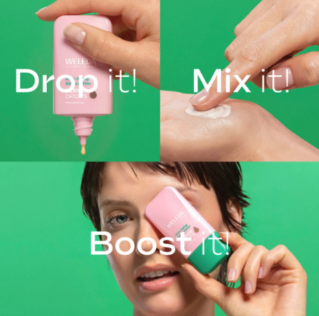 WELEDA Slow Aging Astaxanthin Serum Drops Сыворотка-капли с астаксантином и экстрактом белого чая для замедления старения 30мл