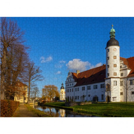 CALVENDO Puzzle CALVENDO Puzzle An der Grossen Roder mit Blick zum Alten Schloss Пазл CALVENDO Пазл На Гросс-Родер с видом на Старый замок