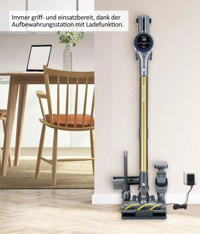 Genius Genius Akku-Bodenstaubsauger INVICTUS X8 Aufbewahrungsstation mit Ladefunktion, Aufbewahrungsstation mit Ladefunktion auch fur X8 Pro geeignet Беспроводной пылесос Genius INVICTUS X8, станция хранения с функцией зарядки, станция хранения с функцие