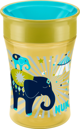 Nuk Магическая кружка Слон, Magic Cup Elefant, от 8-ми Месяц	ев, 1 шт