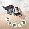 BOSCH BOSCH Akku-Stielstaubsauger Unlimited Serie 6, weiss, BCS611AM, beutellos, 18V Power for ALL Akku, inkl. Mobelpinsel und Polsterduse  Беспроводной пылесос BOSCH Unlimited Series 6, белый, BCS611AM, без мешка, аккумулятор 18 В Power for ALL, включая 