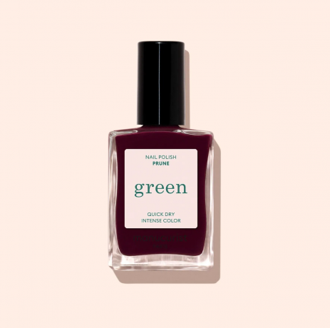 Manucurist Green Prune 15ml, Лак для ногтей Prune (Франция), 15мл, стойкое покрытие без сколов, безопасная растительная формула 9 Free